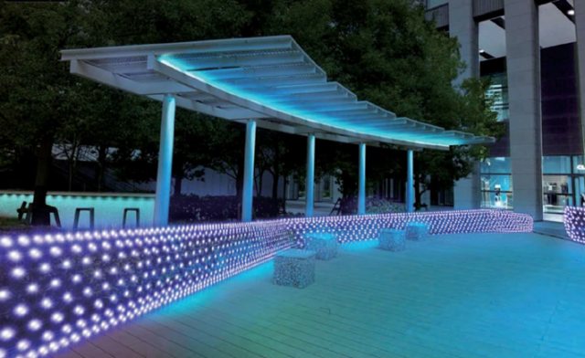 MINATOMIRAI CENTER BUILDING イルミネーション